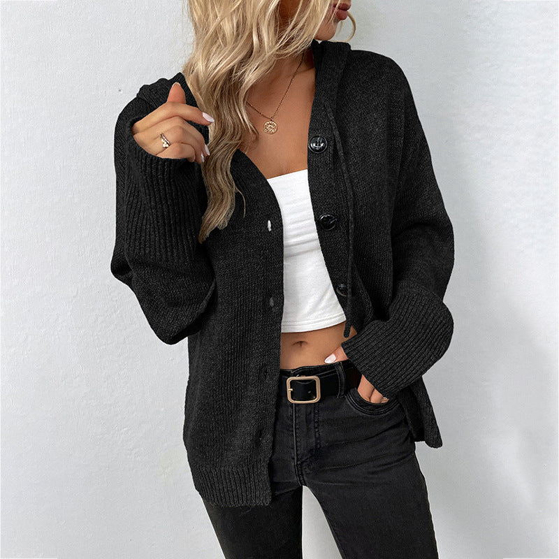 Single-breasted Hooded Sweater BEUPFORLIFE.com