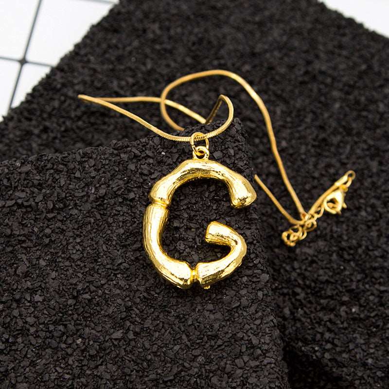 Alphabet pendant necklace - BEUPFORLIFE.com