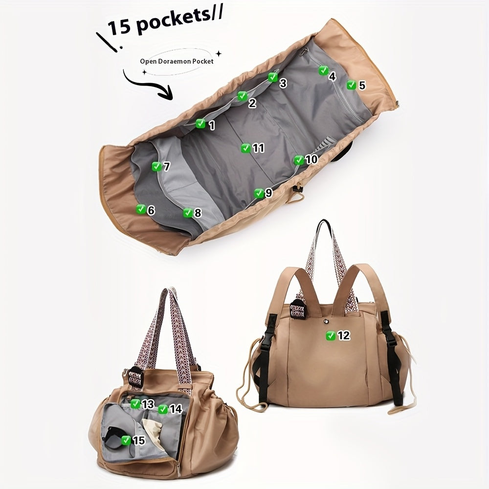 Multifunctional Waterproof Backpack Travel Handbag BEUPFORLIFE.com