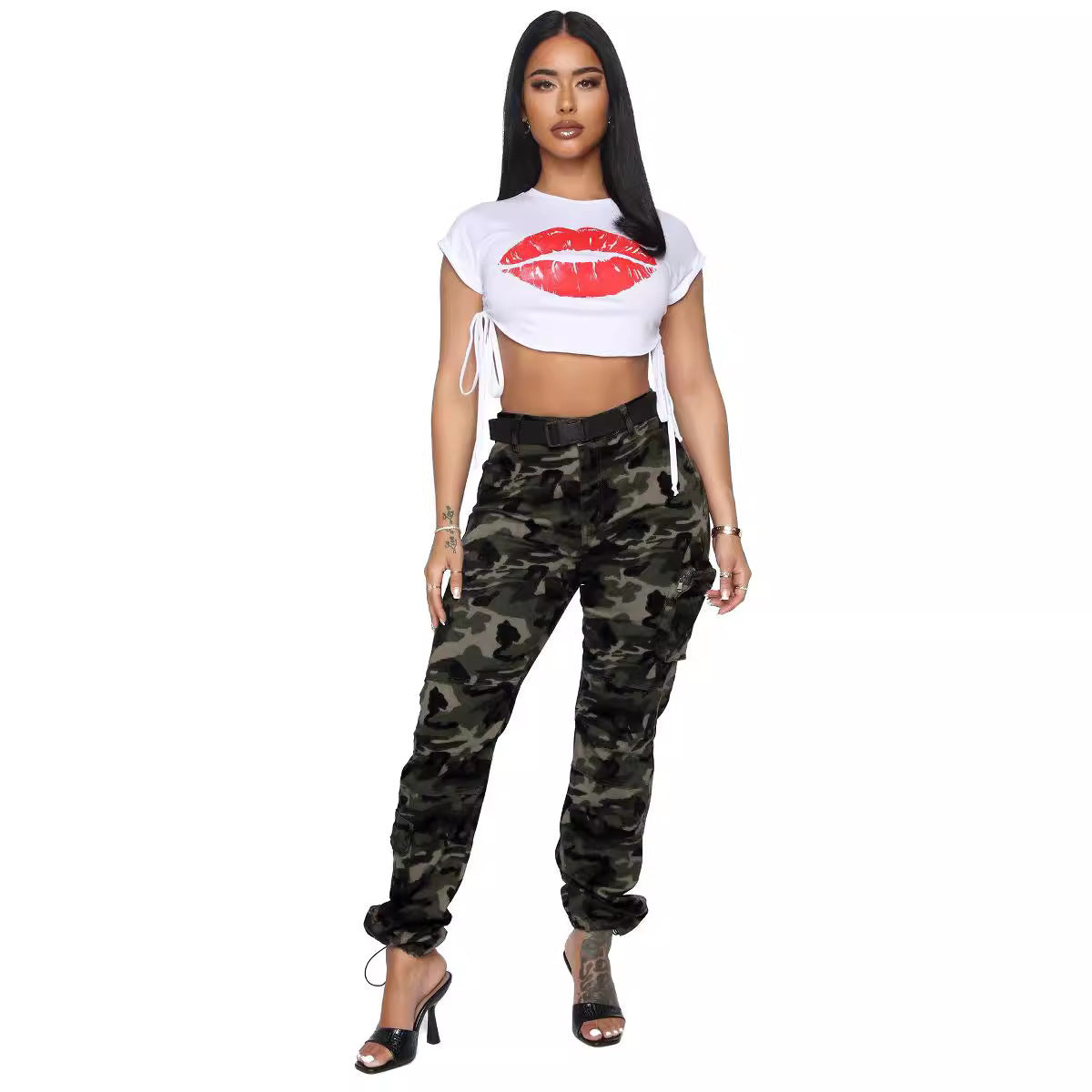 Denim Camouflage Pants Be Up For Life