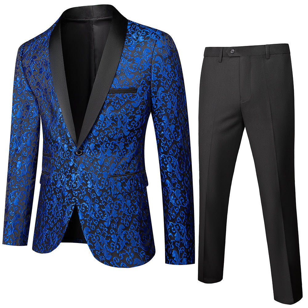 Men's Slim Fit Two-piece Suit