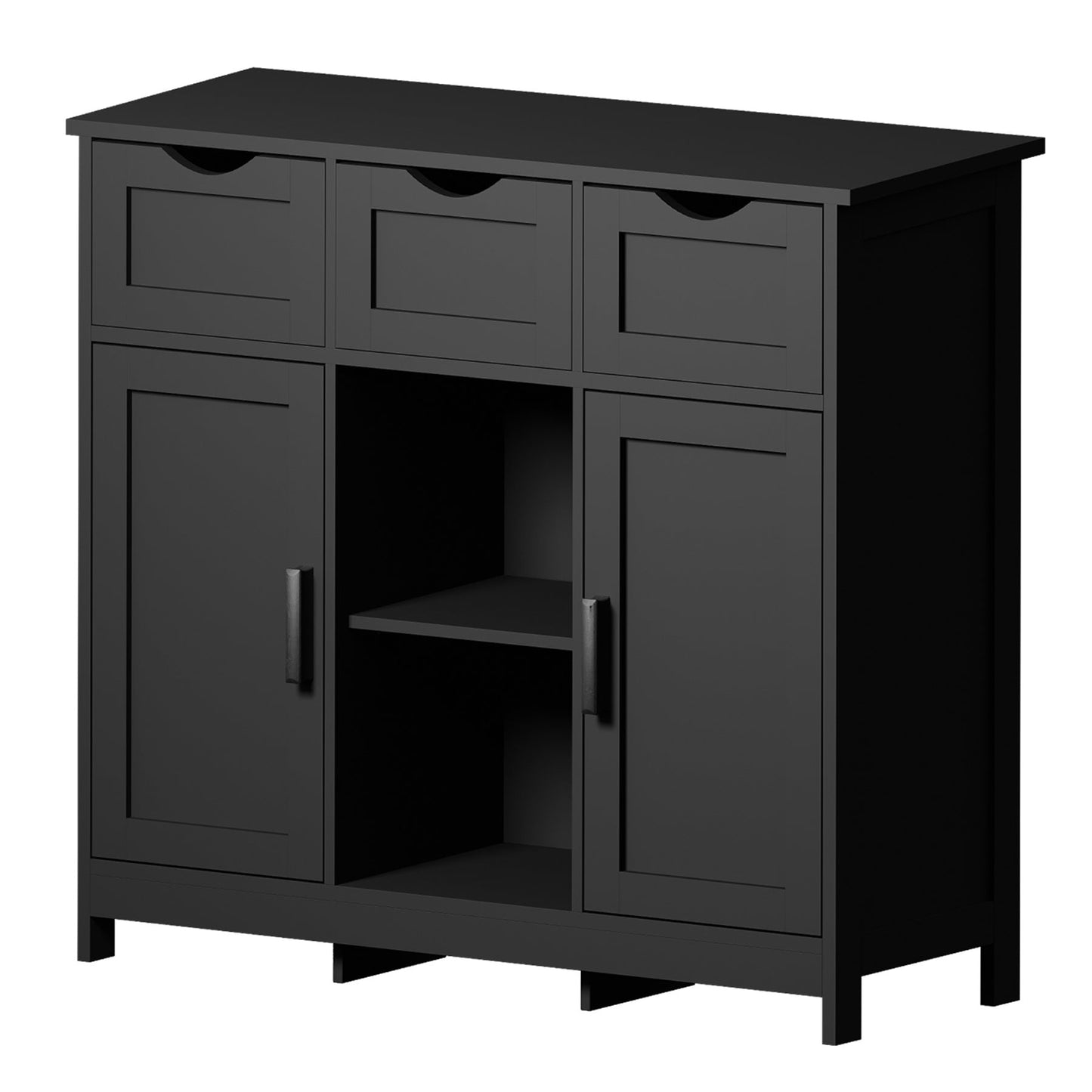 Wooden Storage Cabinet, w/ Drawers And Shelves BEUPFORLIFE.com