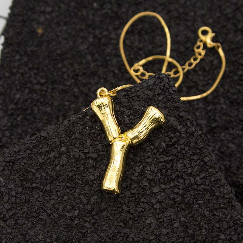 Alphabet pendant necklace - BEUPFORLIFE.com