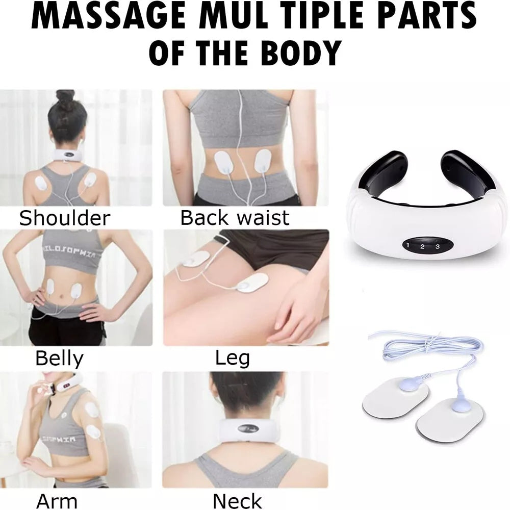 Electric Tens Unit Pulse Neck Massager Be Up For Life