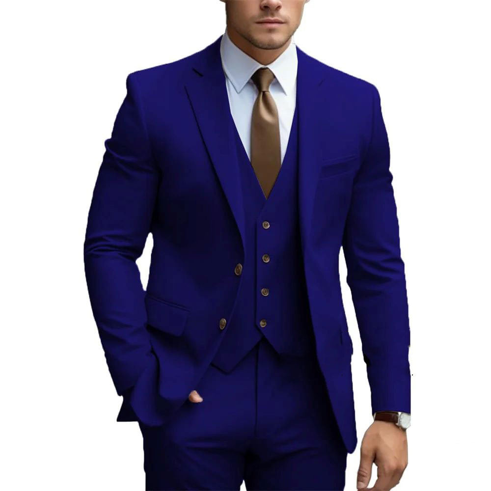 Business Casual Men's Three-piece Suit