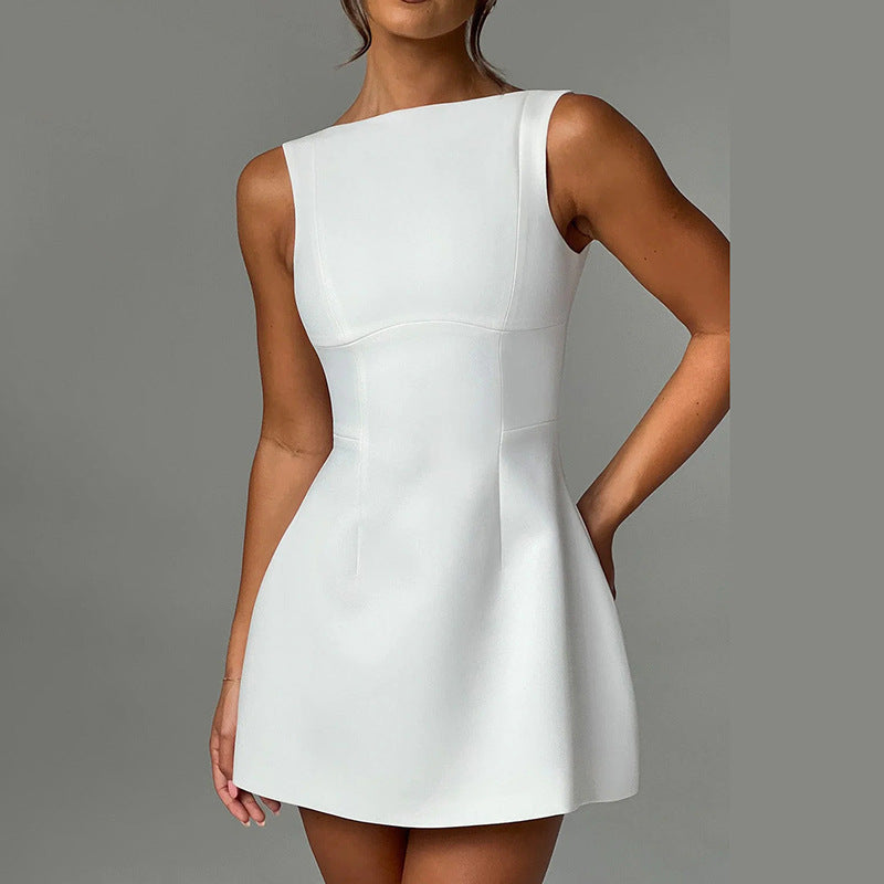 Slim-fitting Backless Dress - BEUPFORLIFE.com