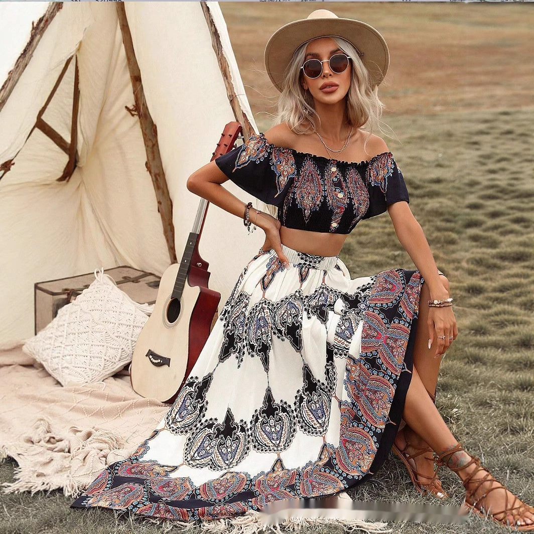 Plus Size Women's Printing Dress BEUPFORLIFE.com