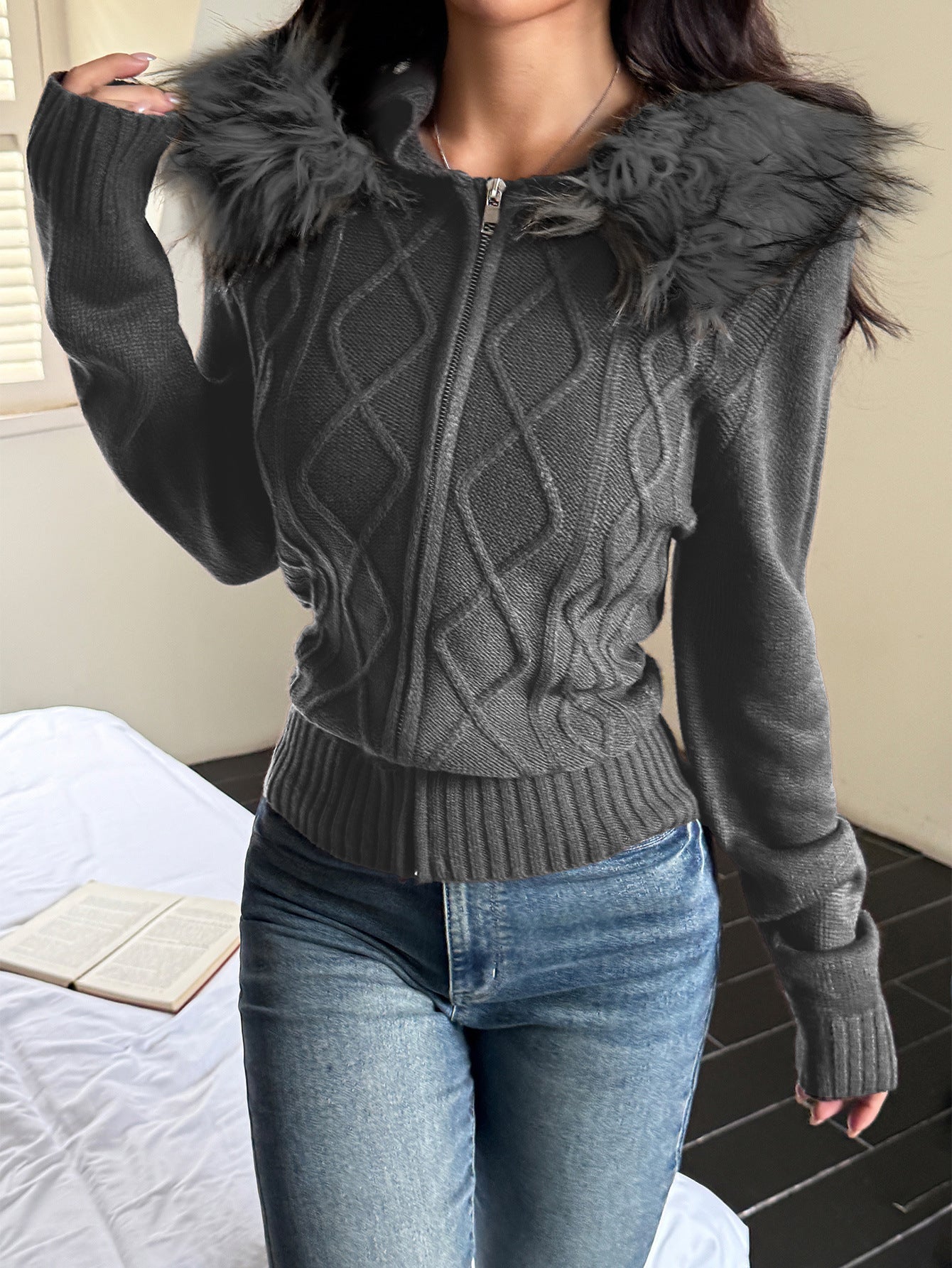 Long Sleeve Sweater Coat BEUPFORLIFE.com