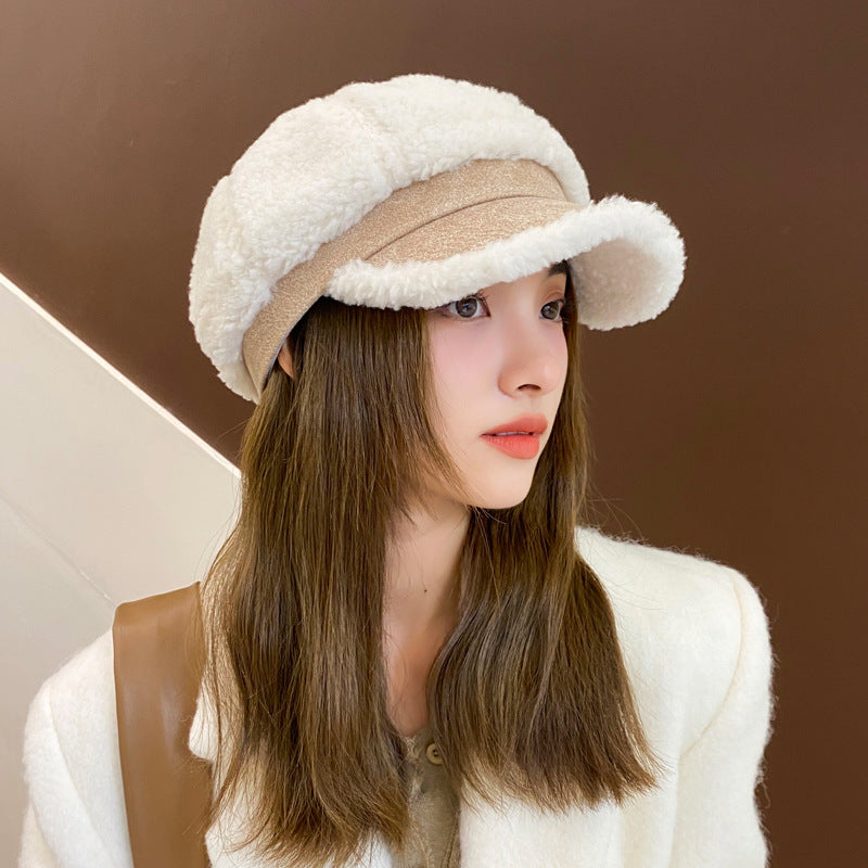 Woolen Thick Warm Peaked Cap Be Up For Life