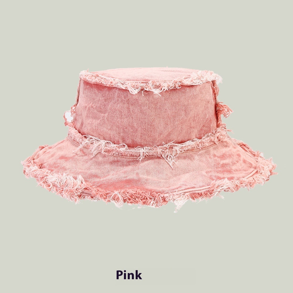 Washed Old Burr Double-sided Wear Bucket Hat BEUPFORLIFE.com