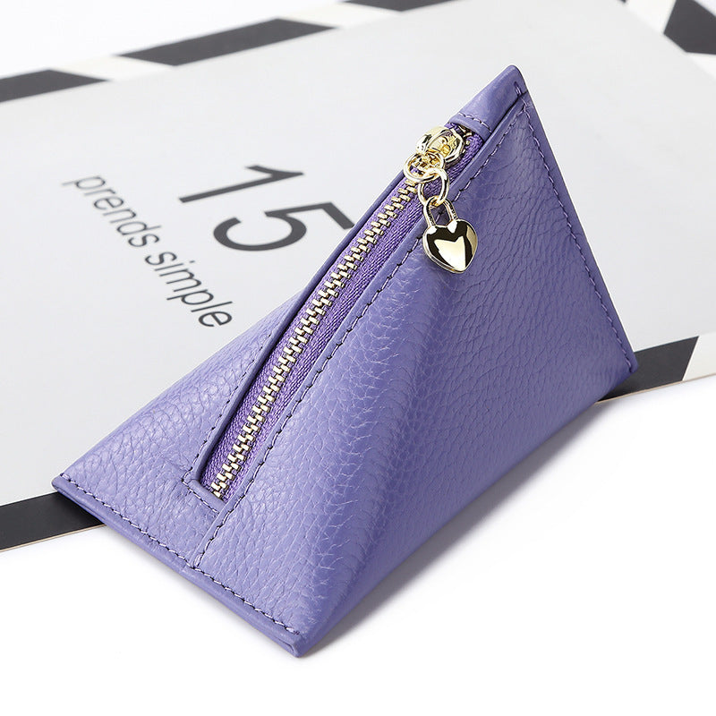 Cowhide Mini Coin Purse BEUPFORLIFE.com