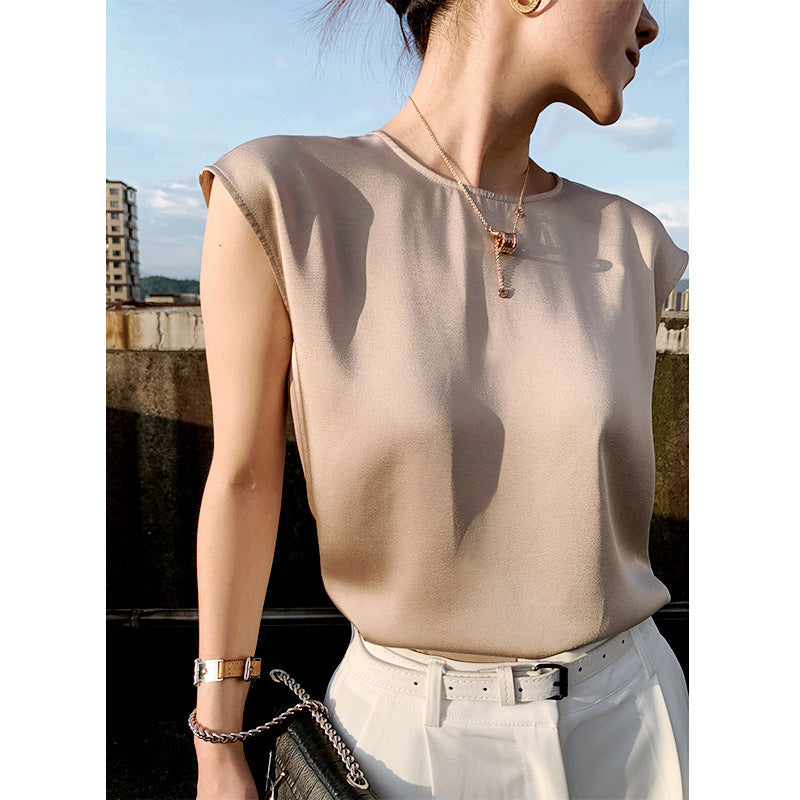 Sleeveless Spaghetti-strap Camisole Top BEUPFORLIFE.com