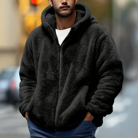 Fleece Lined Hooded Jacket BEUPFORLIFE.com