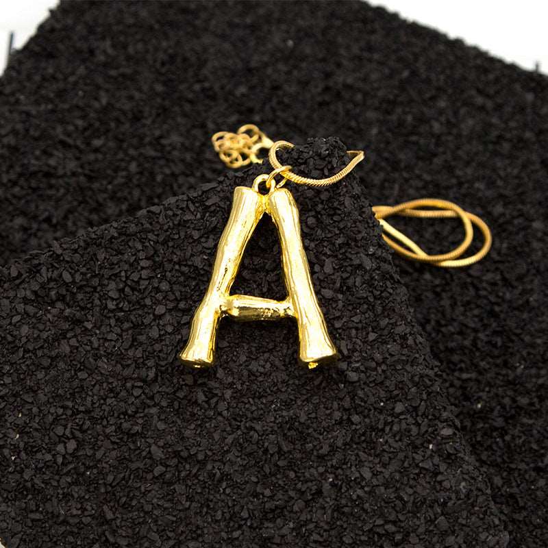 Alphabet pendant necklace - BEUPFORLIFE.com
