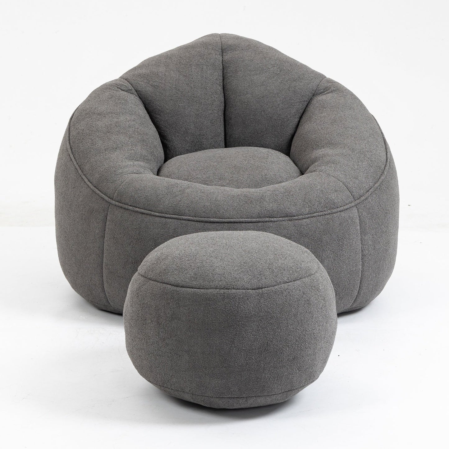 Bean Bag Sofa Chair with Padded Footrest BEUPFORLIFE.com