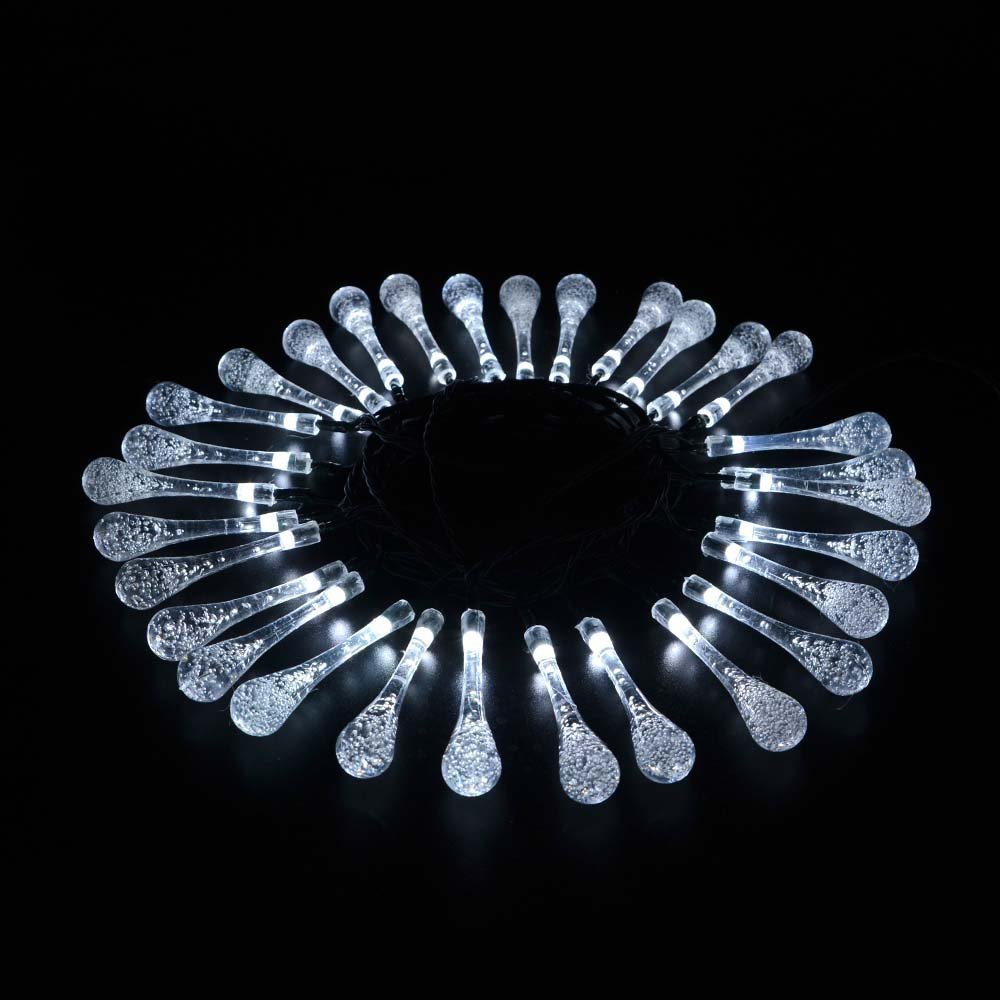 LED Outdoor Solar Water Drops Be Up For Life