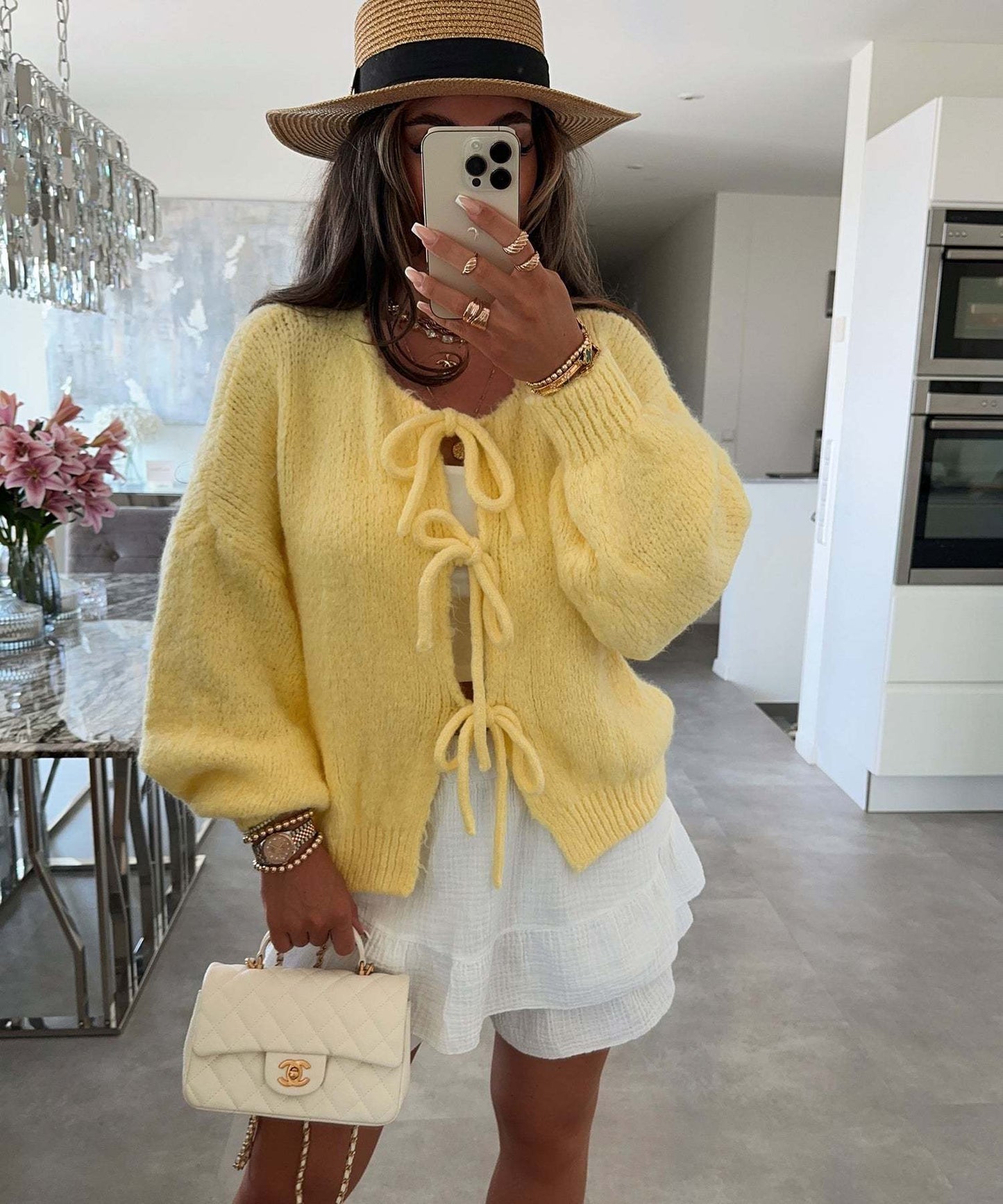Tied Knitted Cardigan Be Up For Life