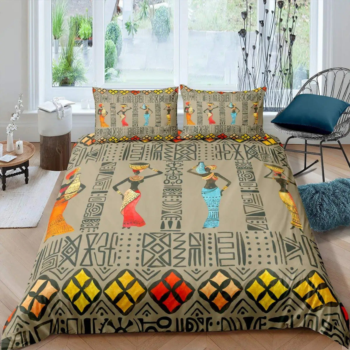 African Style Bedding Suit BEUPFORLIFE.com