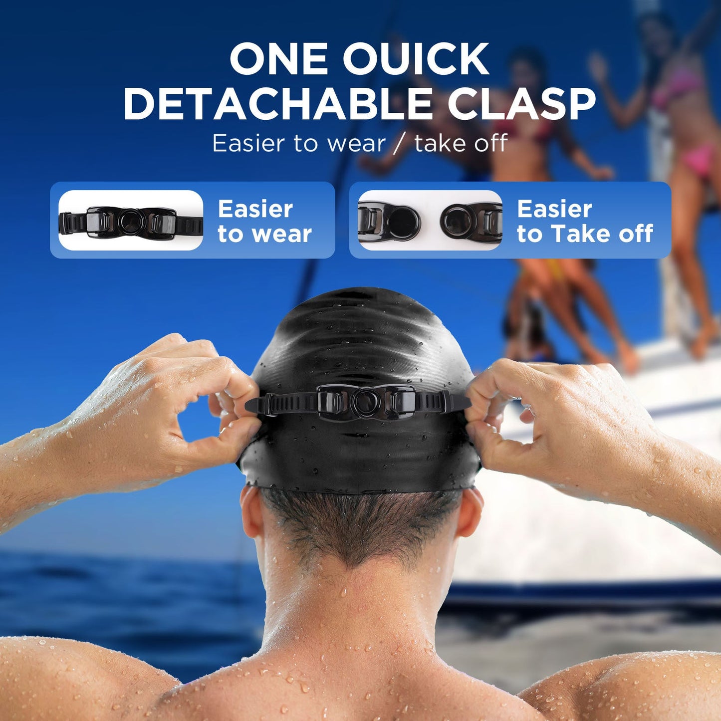 Set of 2 Pairs Of Swimming Goggles BEUPFORLIFE.com