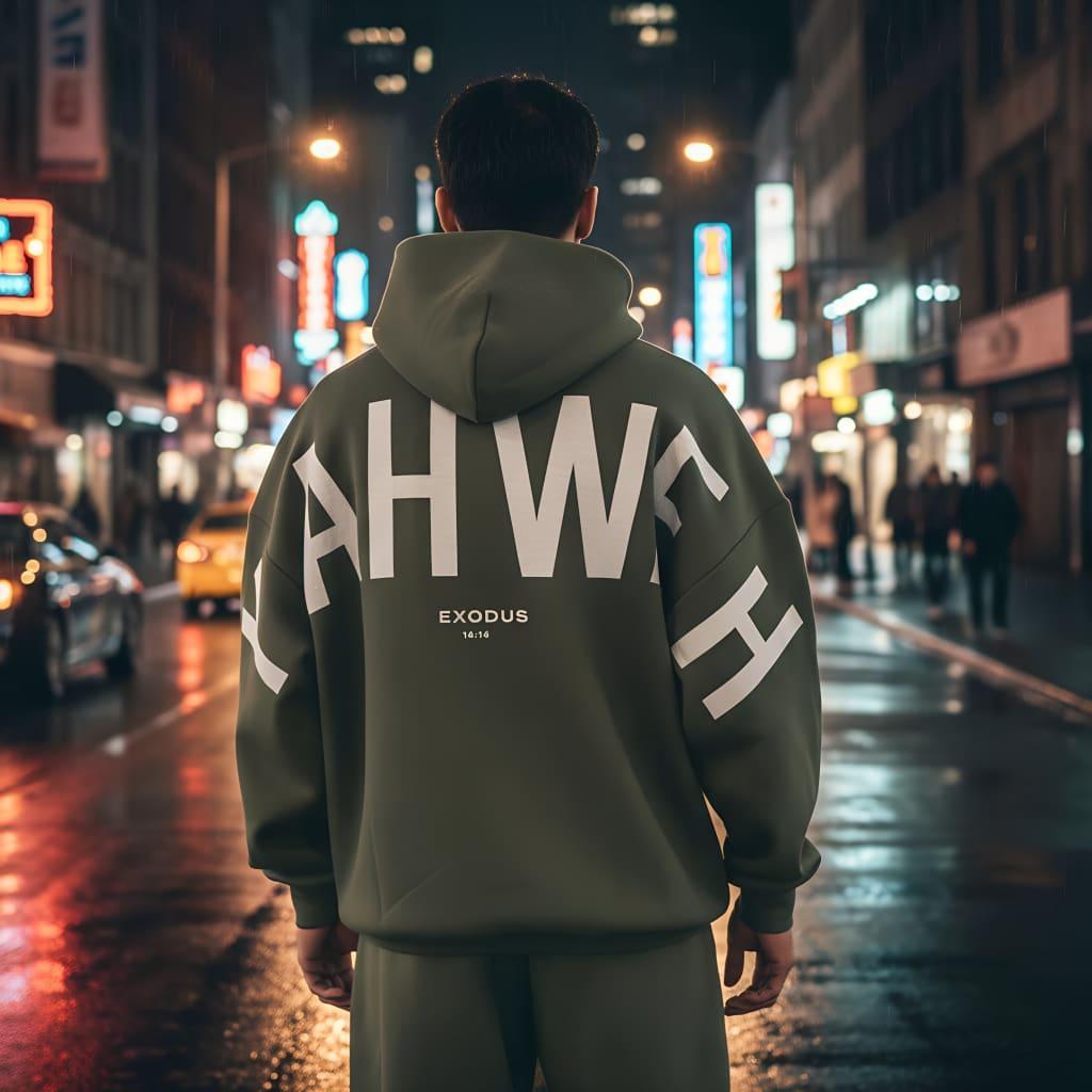 Word Printed Hoodie Be Up For Life