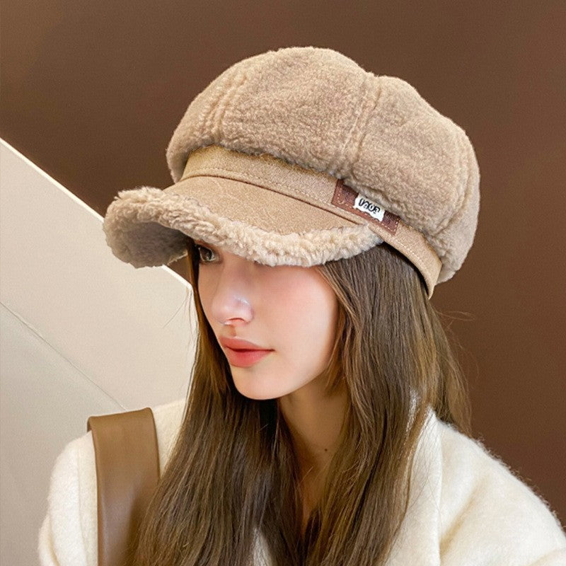 Woolen Thick Warm Peaked Cap Be Up For Life