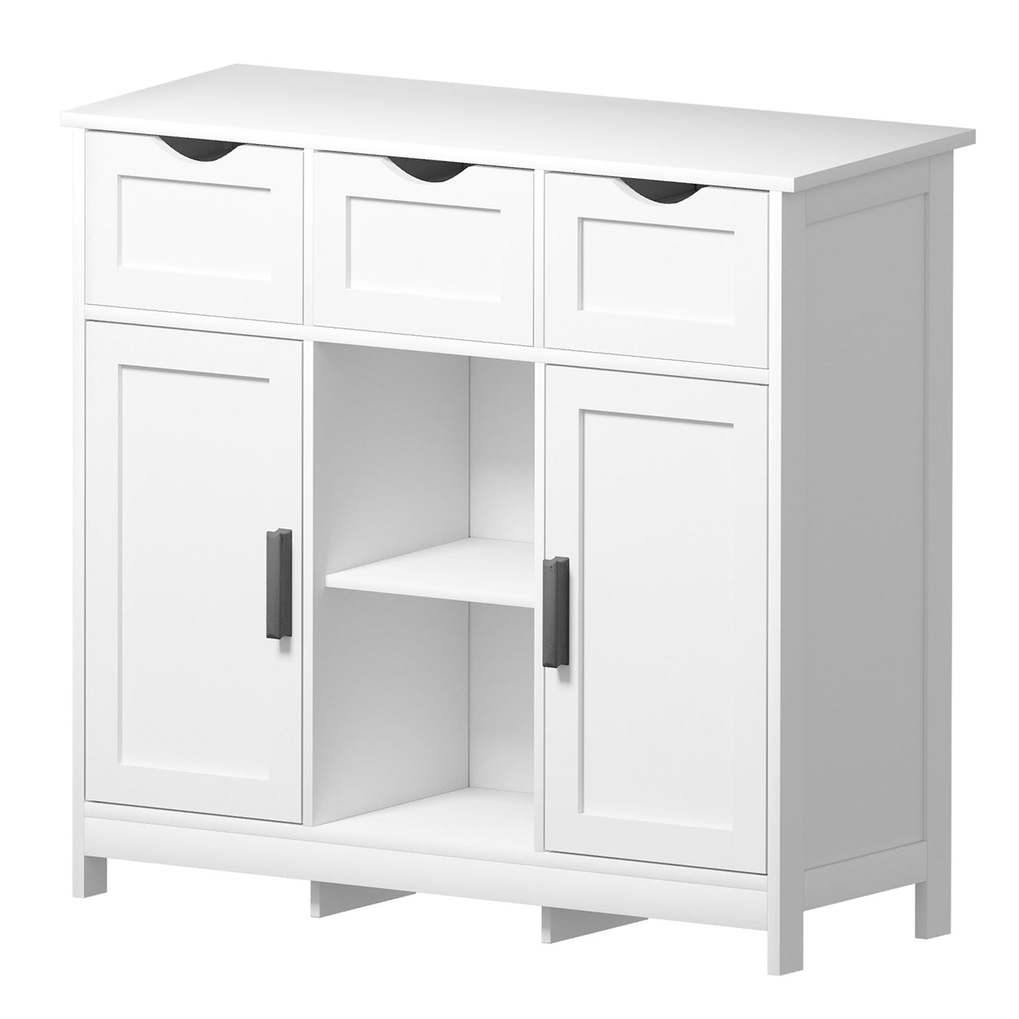 Cabinet With Drawers And Shelves - White BEUPFORLIFE.com