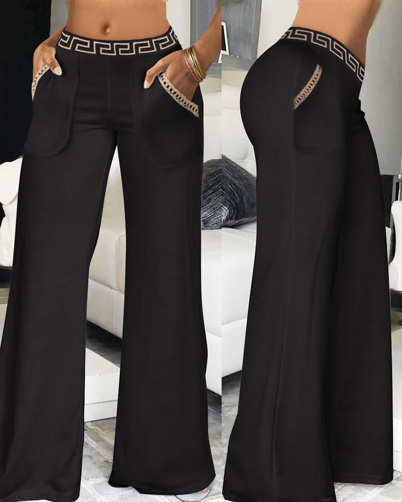 High Waist Wide Leg Pants Be Up For Life