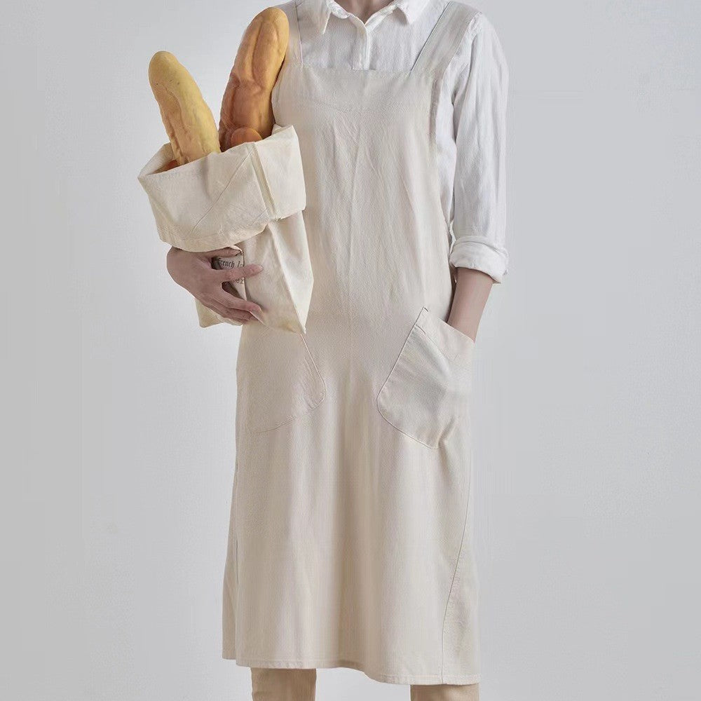 Cotton And Linen Plus Size Apron