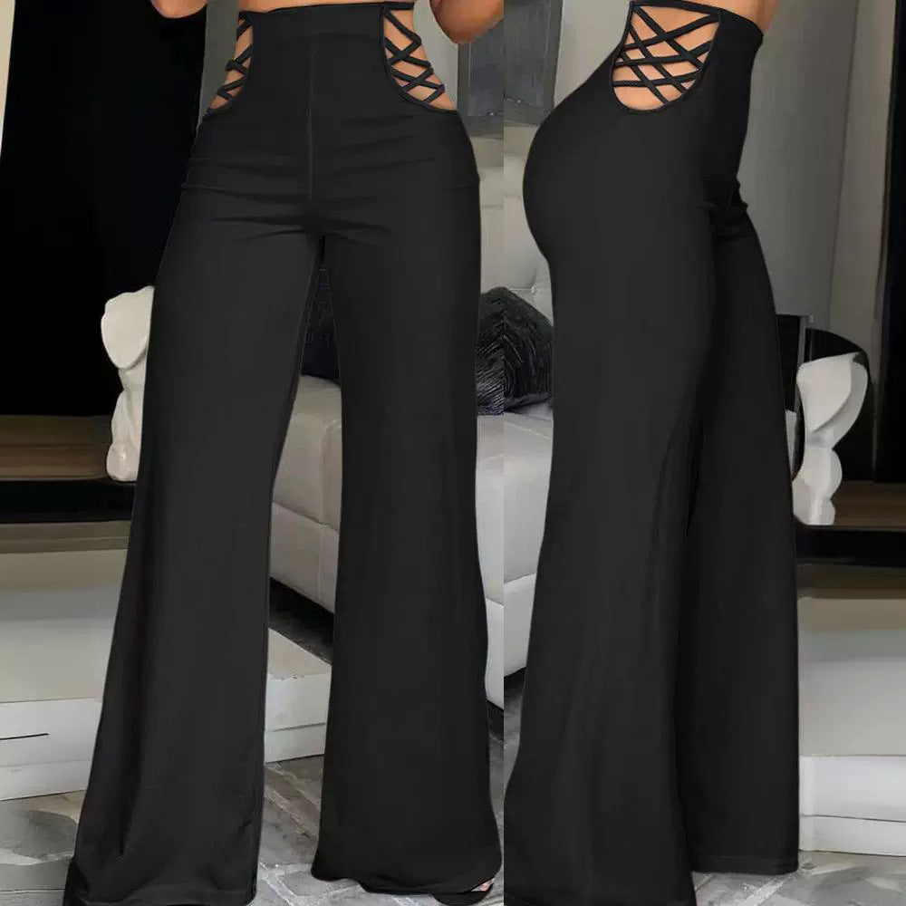 High Waist Wide Leg Pants Be Up For Life
