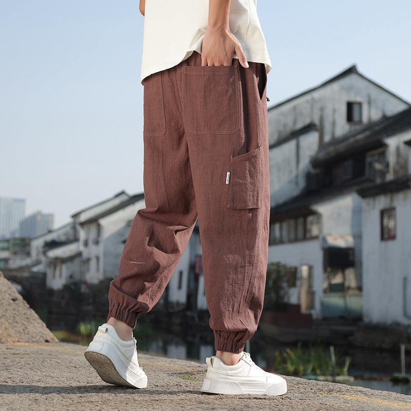 Cotton Linen Loose Casual Pants Be Up For Life