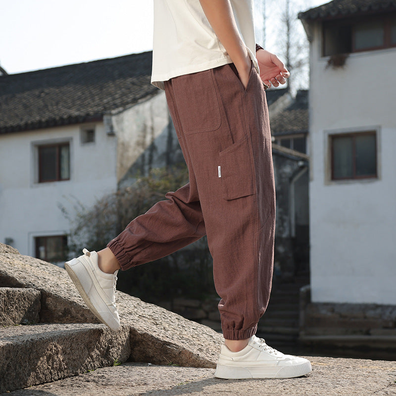 Cotton Linen Loose Casual Pants Be Up For Life