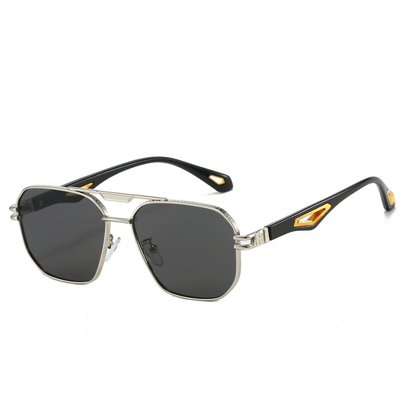 Double Beam Box Hollow Sunglasses BEUPFORLIFE.com
