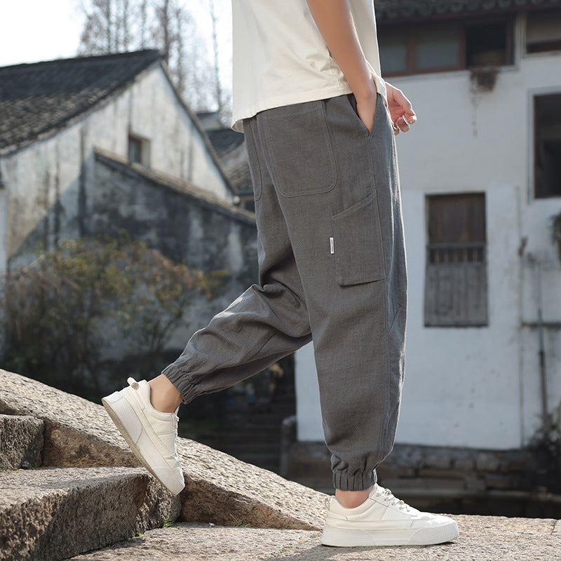 Cotton Linen Loose Casual Pants Be Up For Life