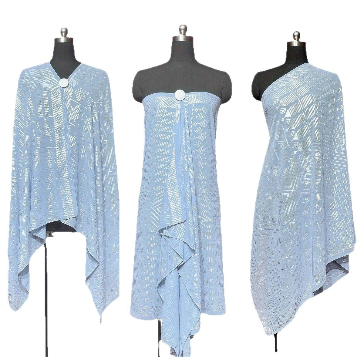 Gorgeous Tinfoil Gold Shawl Multifunctional Scarf BEUPFORLIFE.com