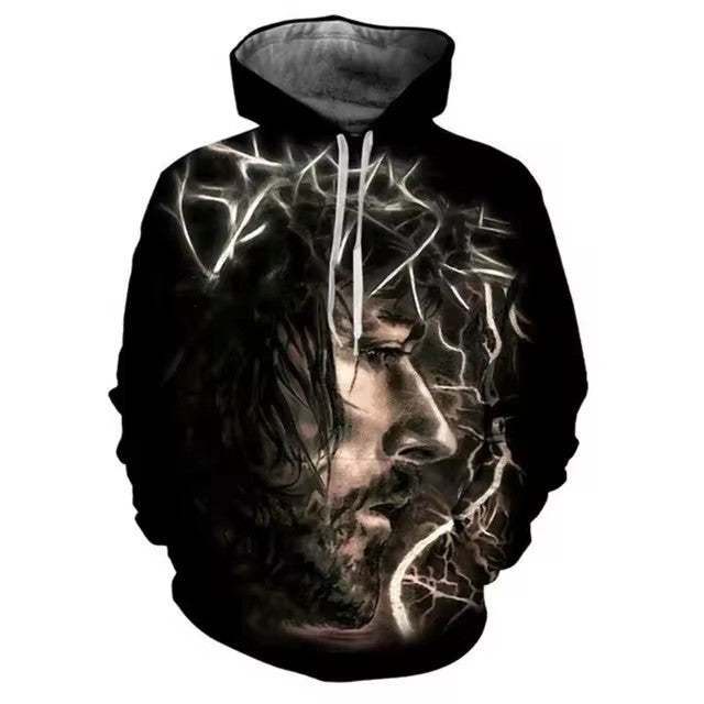 Men's 3D Digital Print Hoodie