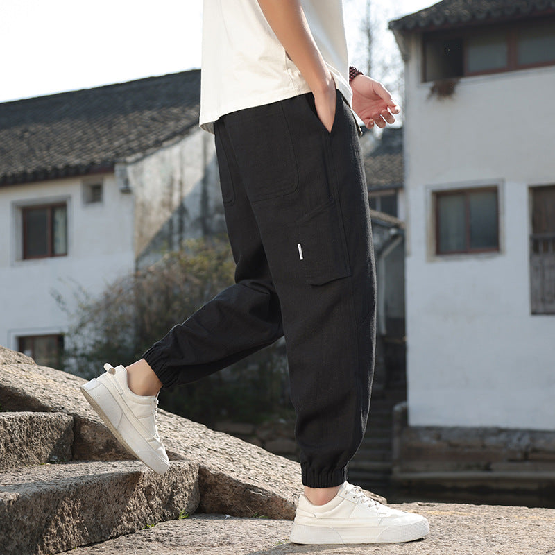 Cotton Linen Loose Casual Pants Be Up For Life