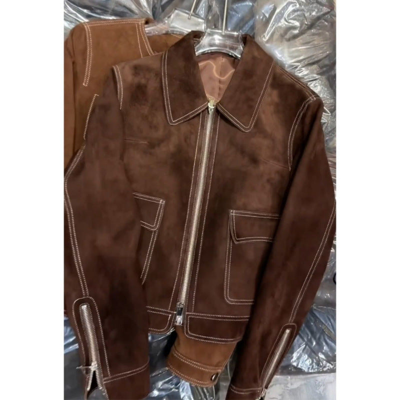 Autumn Long Sleeve Maillard Jacket BEUPFORLIFE.com