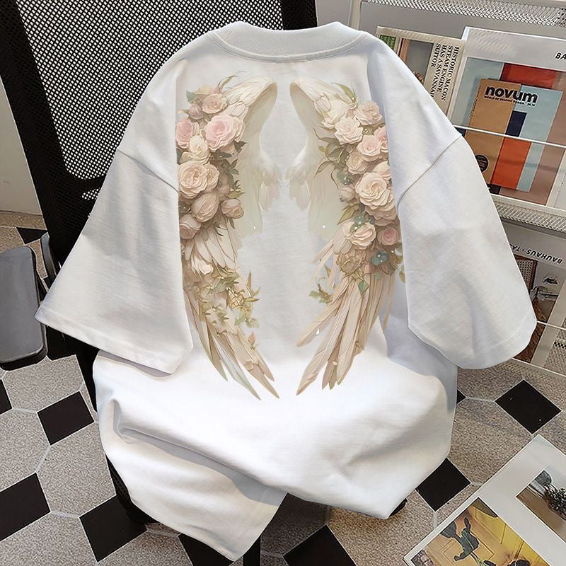 Loose Five Points Top Half Sleeve BEUPFORLIFE.com