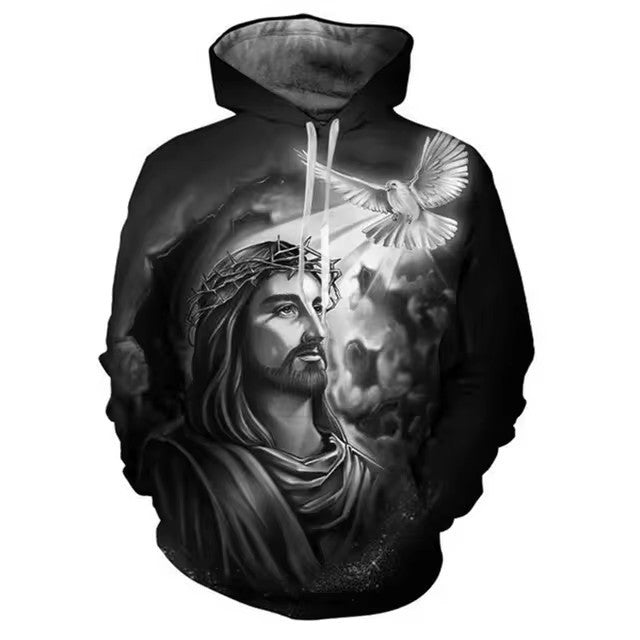 Men's 3D Digital Print Hoodie