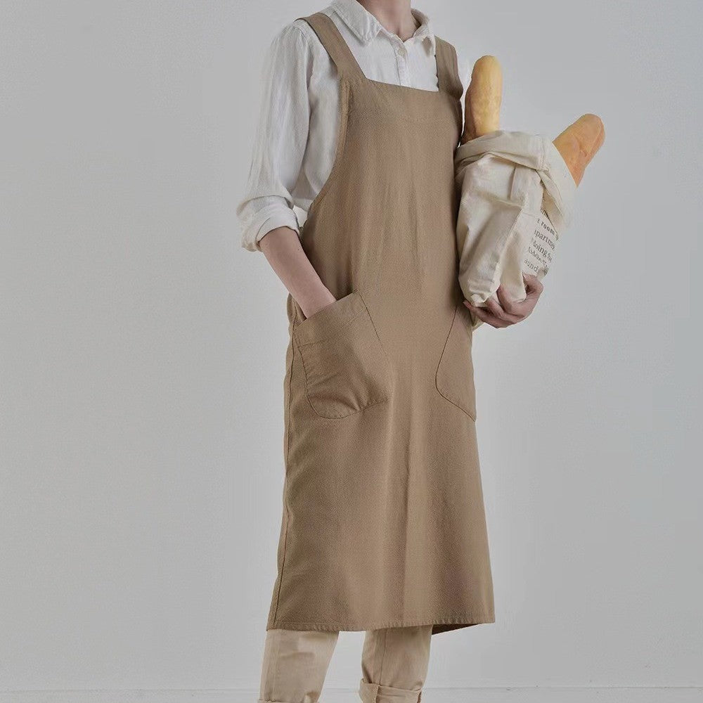 Cotton And Linen Plus Size Apron