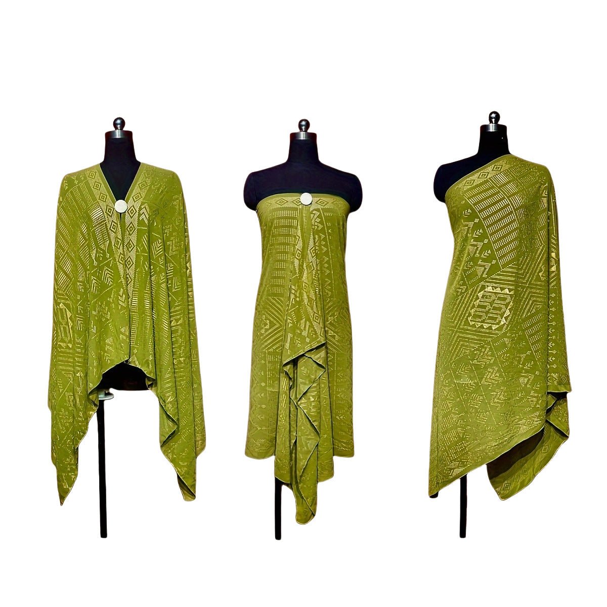 Gorgeous Tinfoil Gold Shawl Multifunctional Scarf BEUPFORLIFE.com
