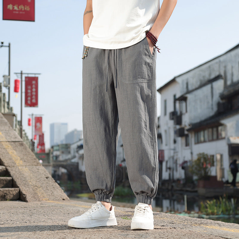 Cotton Linen Loose Casual Pants Be Up For Life