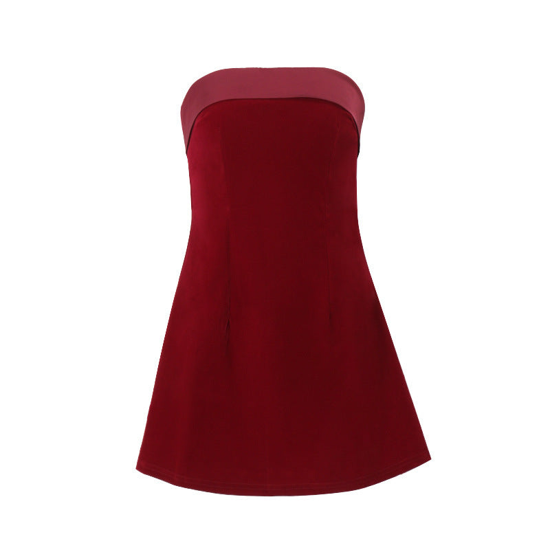 Slim Tube-top Dress Be Up For Life