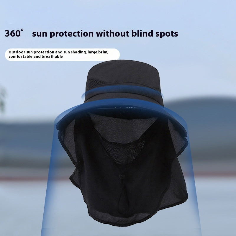 Sun-shade Big Brim Sun-proof Fishing Hat BEUPFORLIFE.com