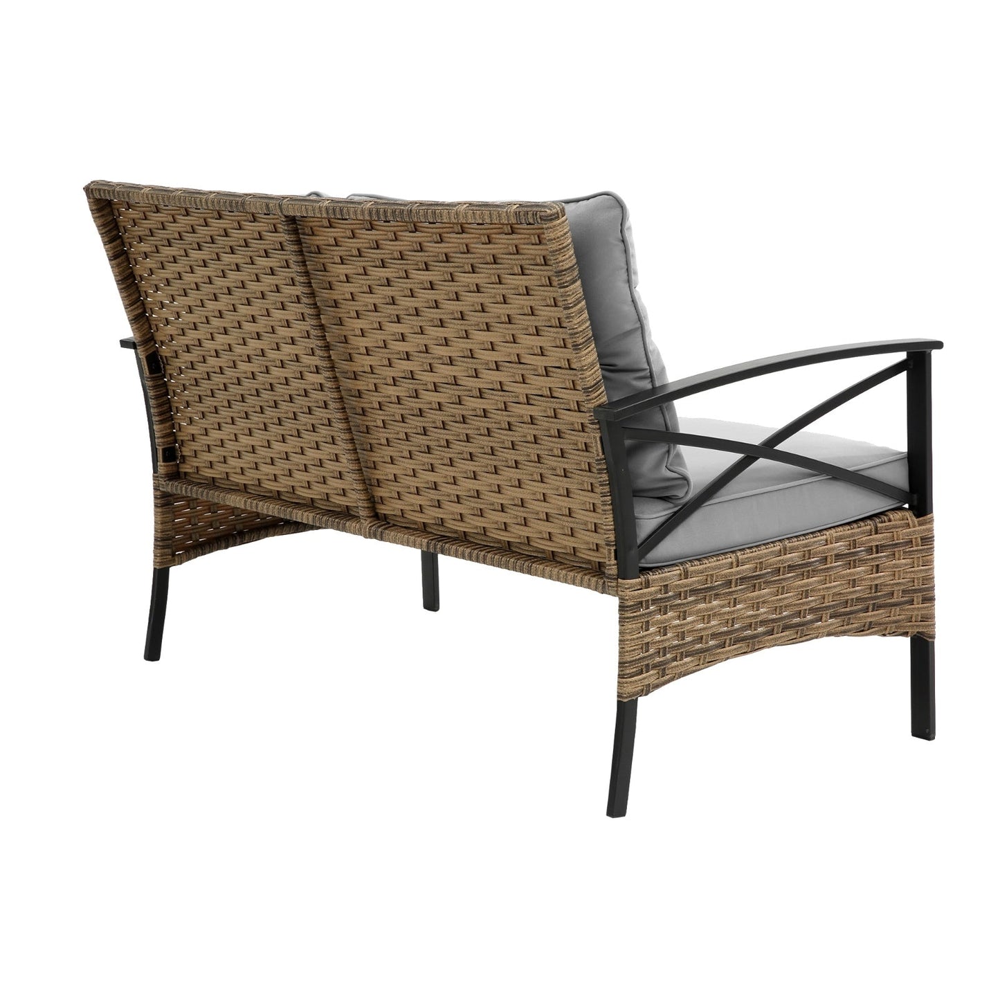 4 Piece Patio Sectional Sofa Set BEUPFORLIFE.com