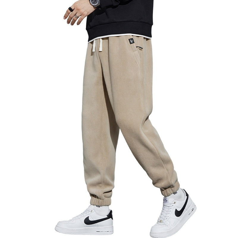 Bamboo Fiber Thickened Double-sided Pants Be Up For Life