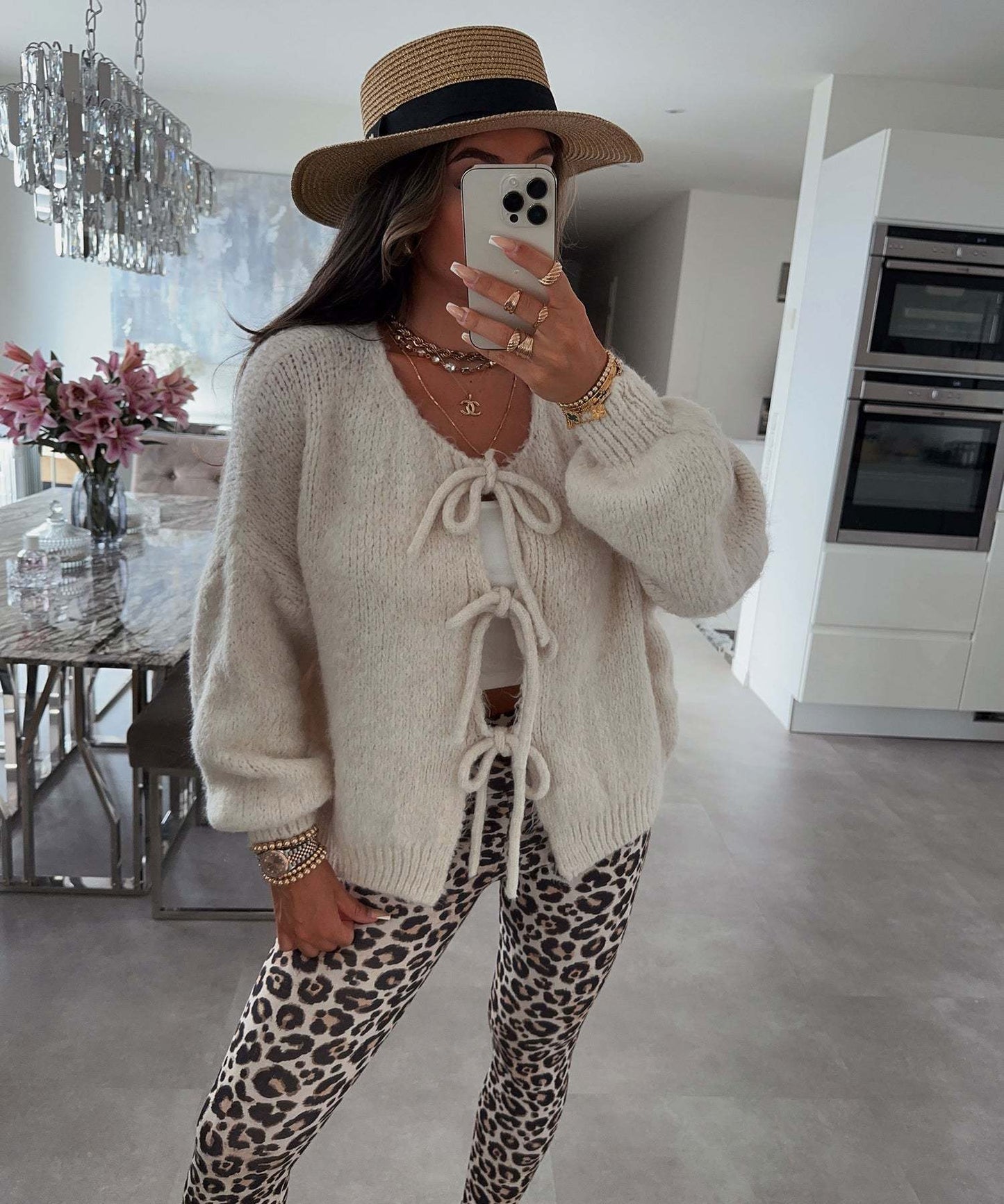 Tied Knitted Cardigan Be Up For Life