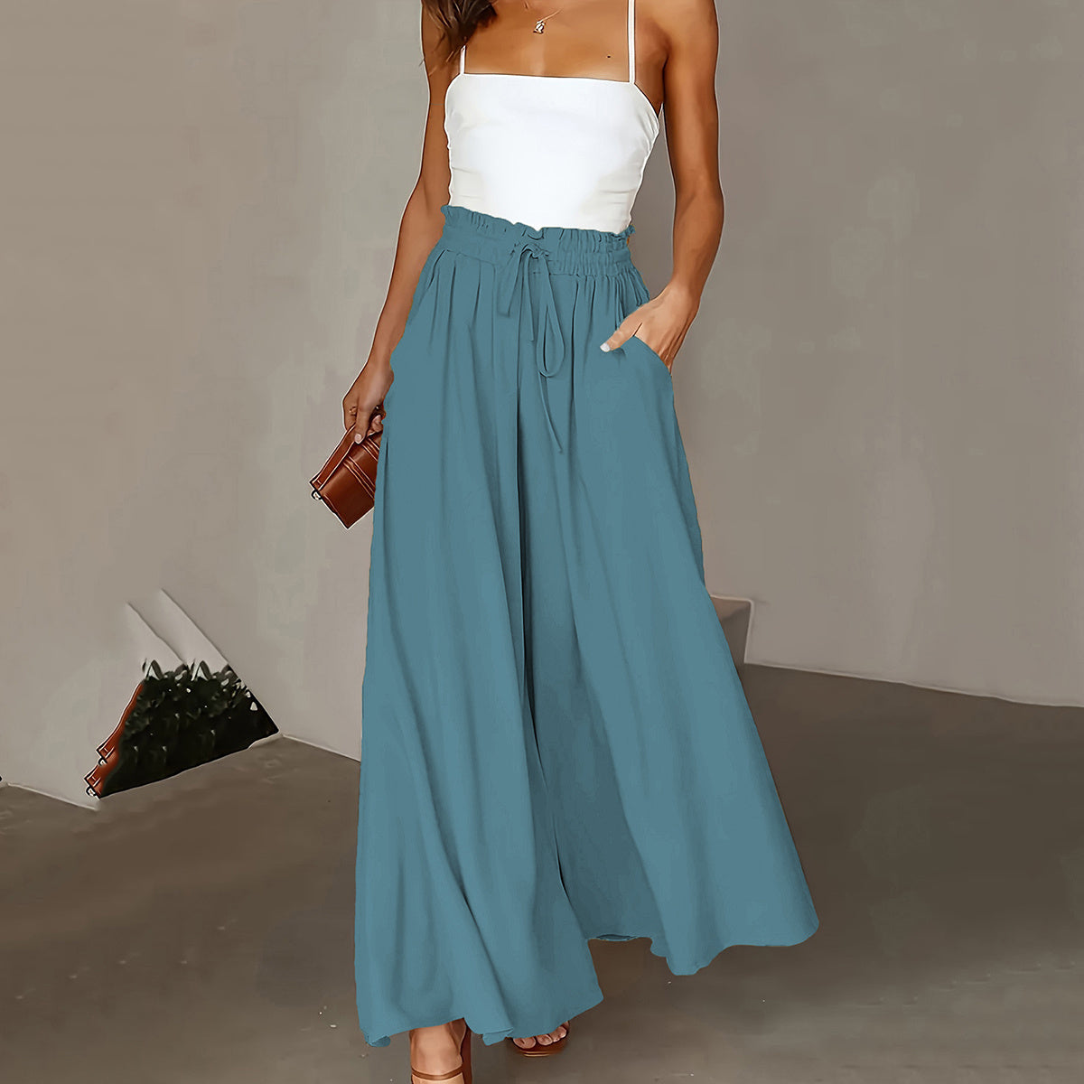 Wide Leg Pants BEUPFORLIFE.com