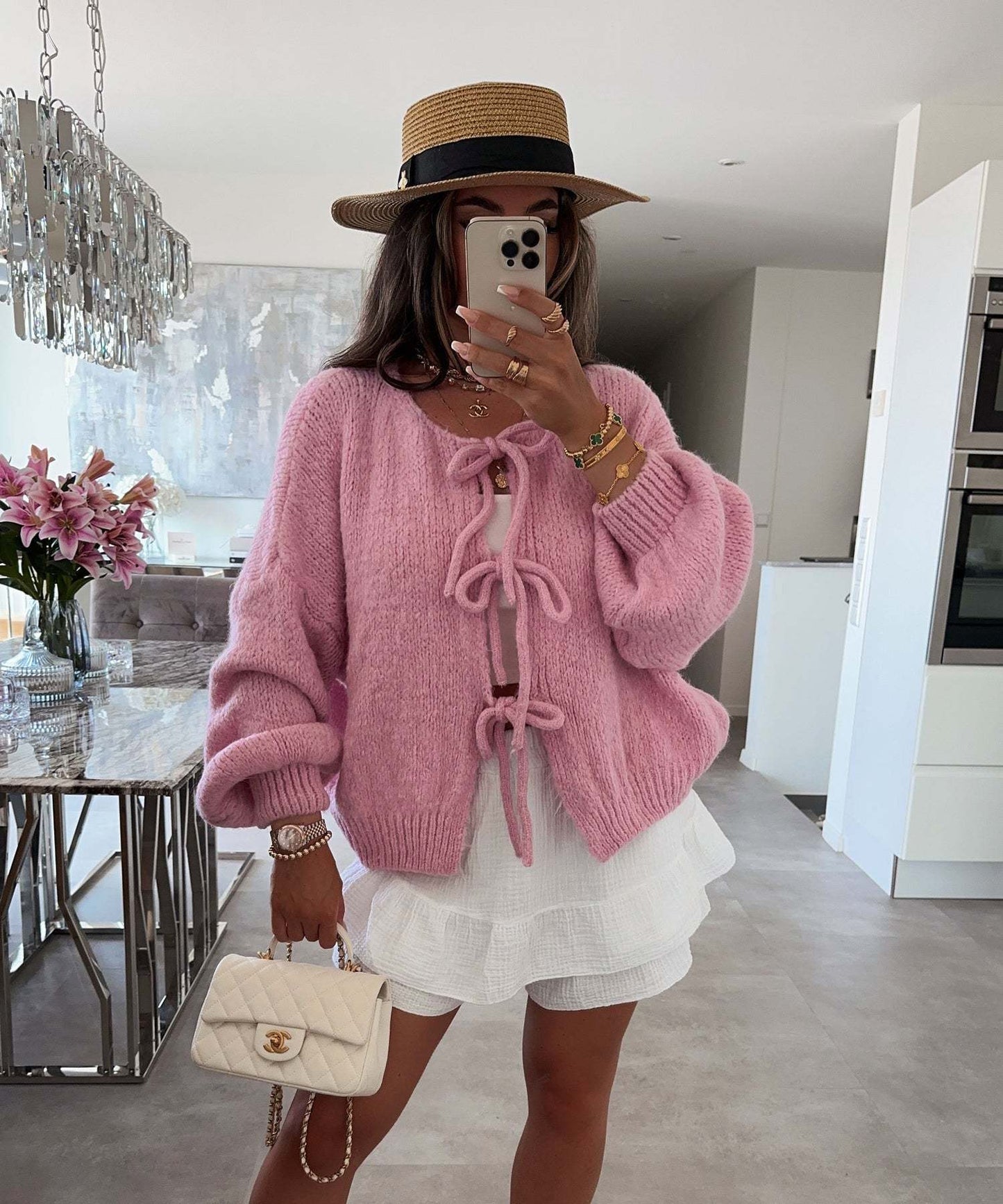 Tied Knitted Cardigan Be Up For Life