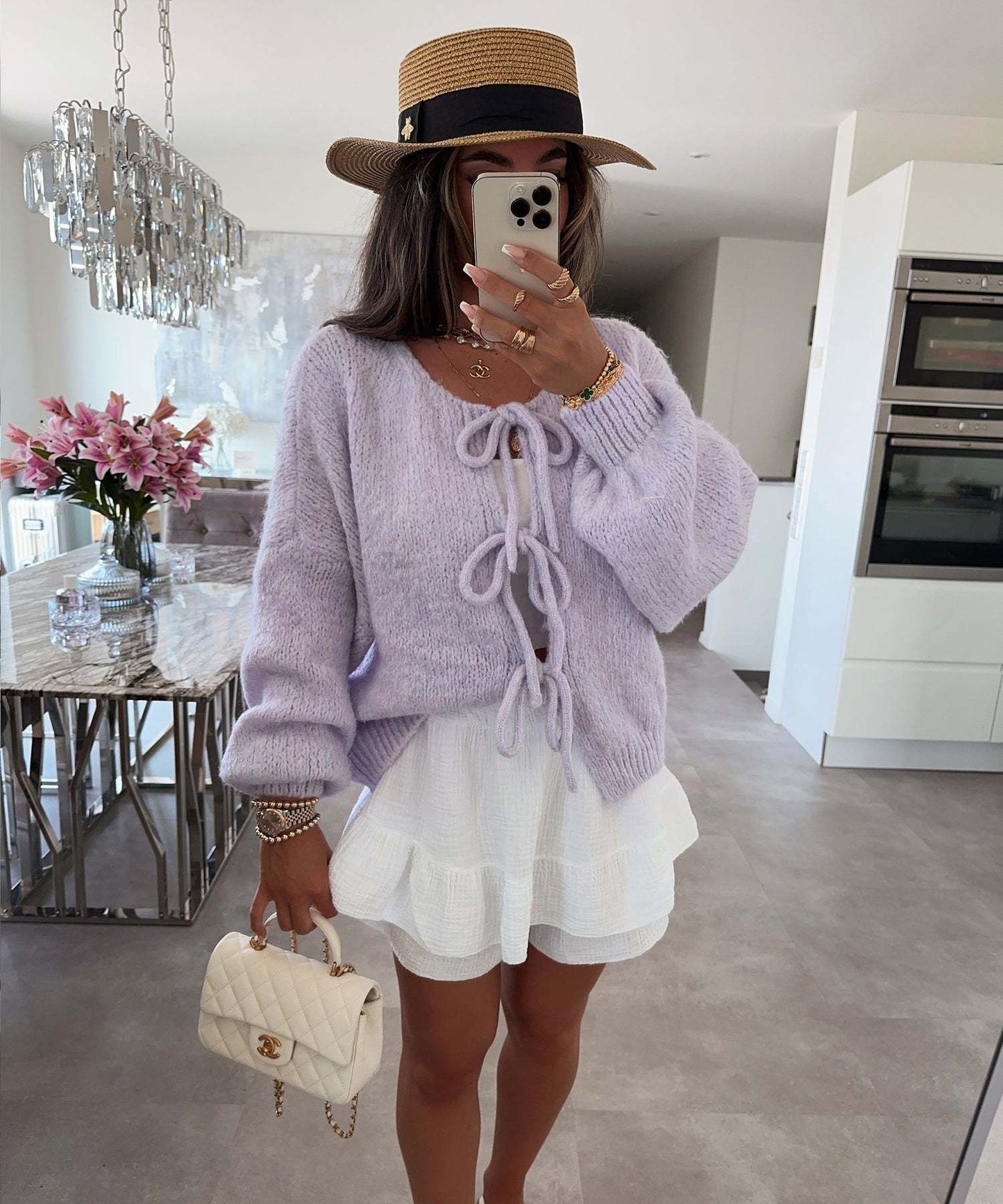 Tied Knitted Cardigan Be Up For Life